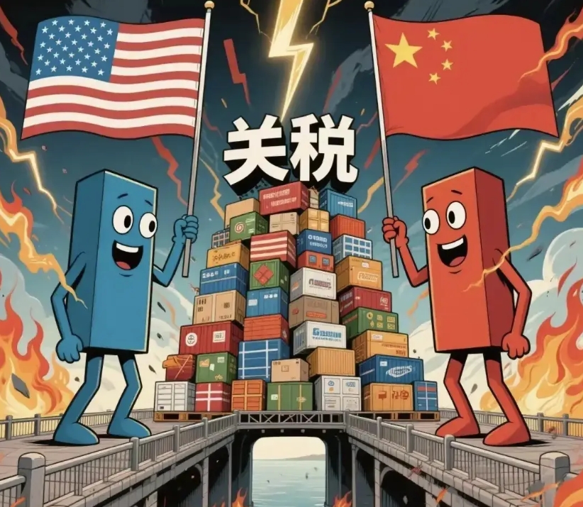 美国关税大棒就是面照妖镜，一下子就看出谁是“软骨头”，谁是“硬刚哥”。
我们不用