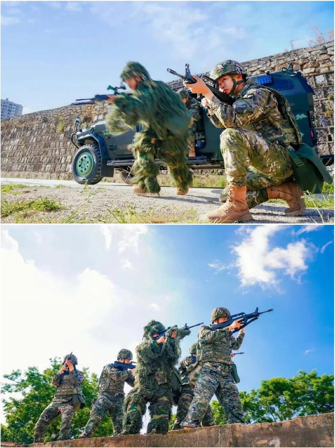 [呲牙] 还有95式步枪在役啊（参见图1），现在就连机器狗都背上95-1了（参见
