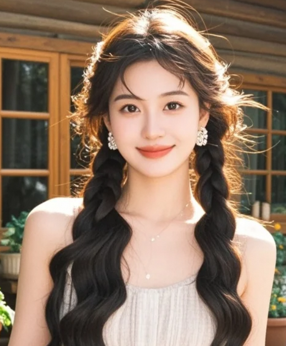 清新自然风格写真，捕捉到了年轻人对田园生活的向往与热爱