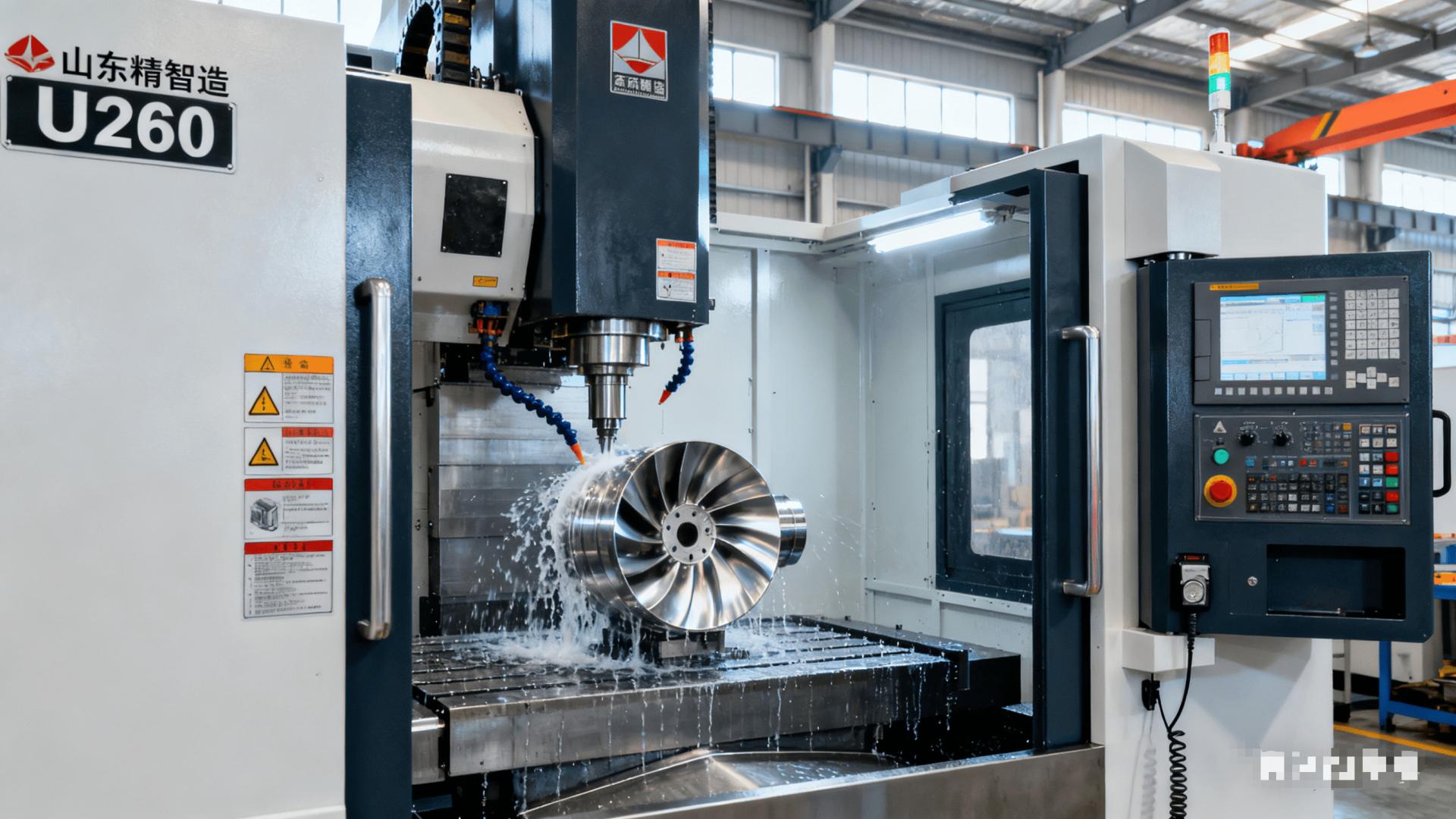 加工复杂零件总返工？金精 U260 五轴加工中心：一次装夹搞定，合格率飙至 99.5%