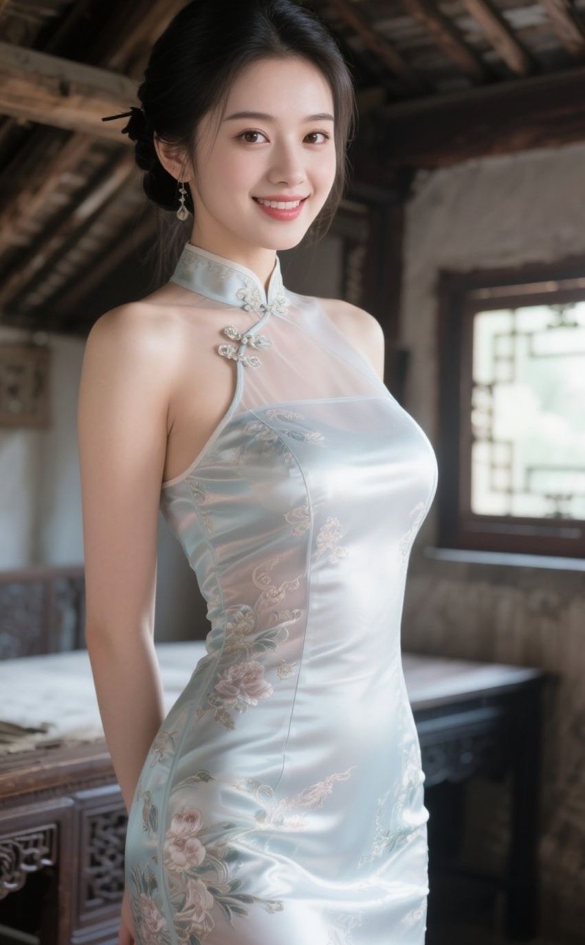 美艳娇娘旗袍艳 风华绝代映朱颜