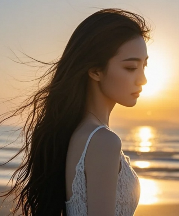 她在海风中寻找什么？你愿意靠近她吗？