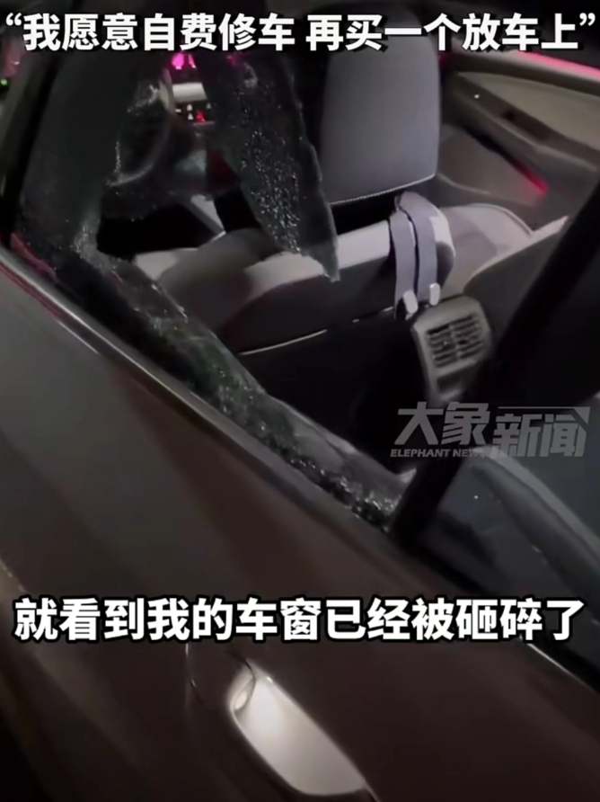 中国车主的格局一定是全世界车主中最高的。
一位中国车主在车尾贴了个有心脏急救设备
