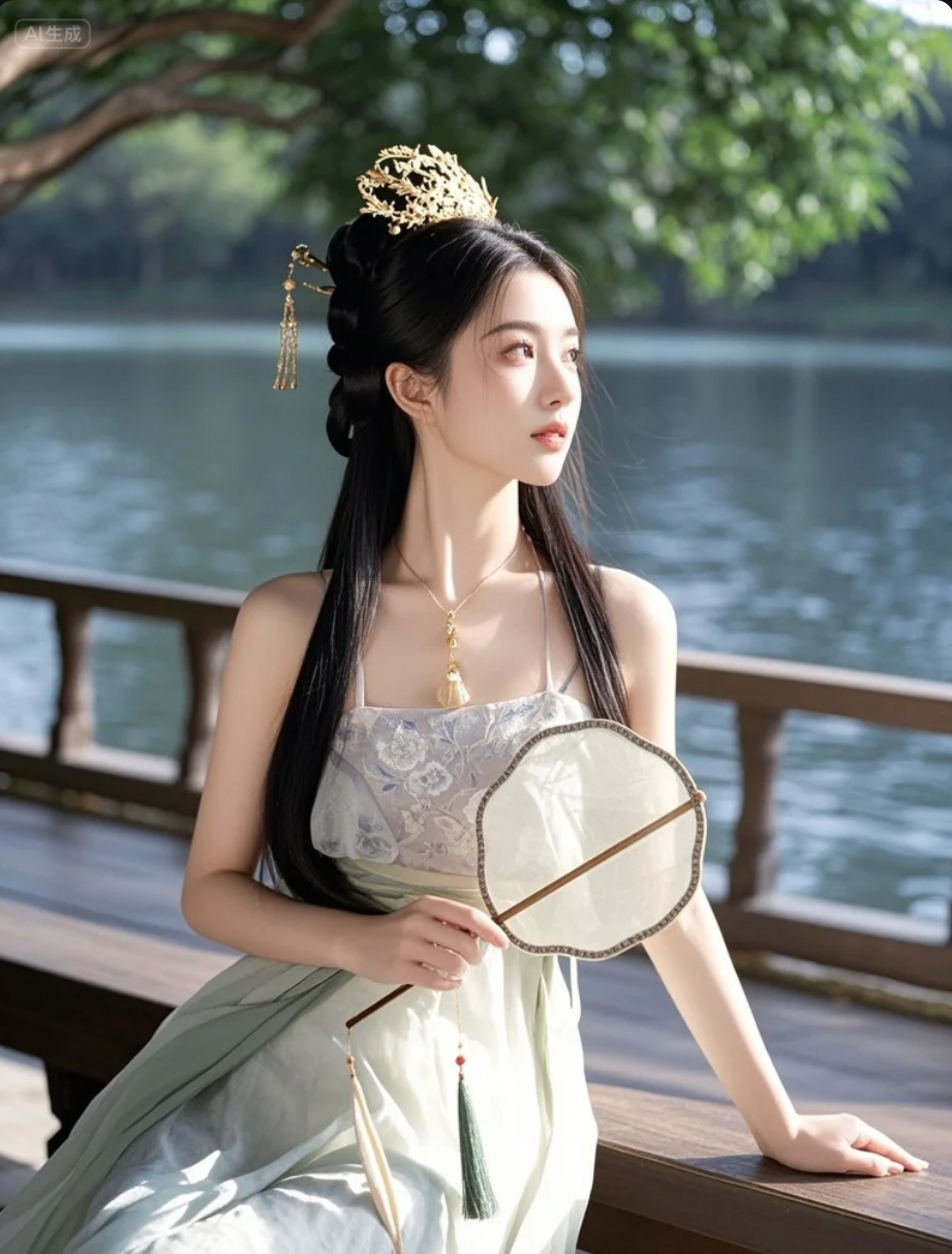 她的眼神，比月光还温柔