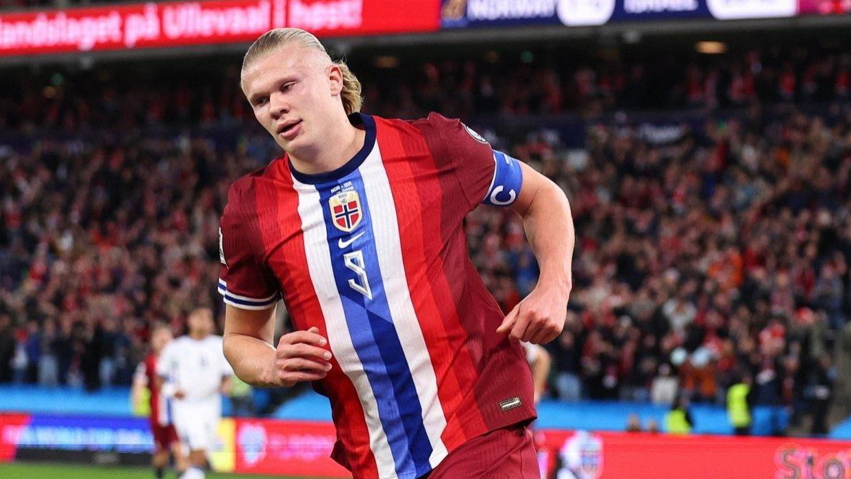 4-1！哈兰德7战狂轰14球，挪威全胜领跑，晋级世界杯无悬念