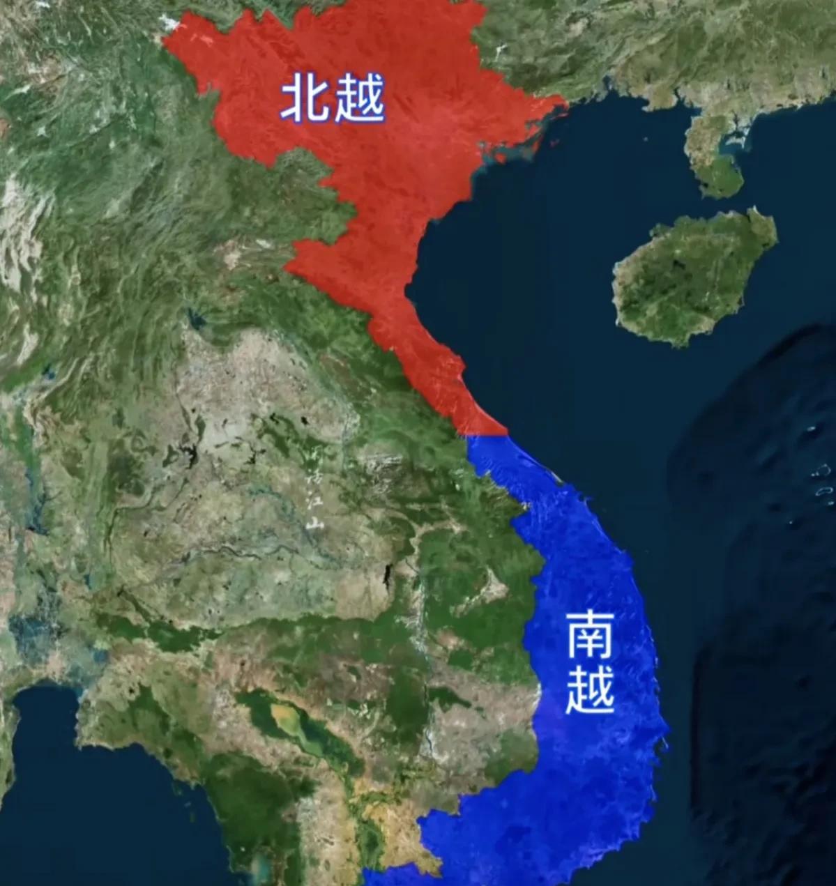 越南保持像朝鲜半岛状态是最好的。
越南无论是面积，还是区位，都和朝鲜半岛非常相似