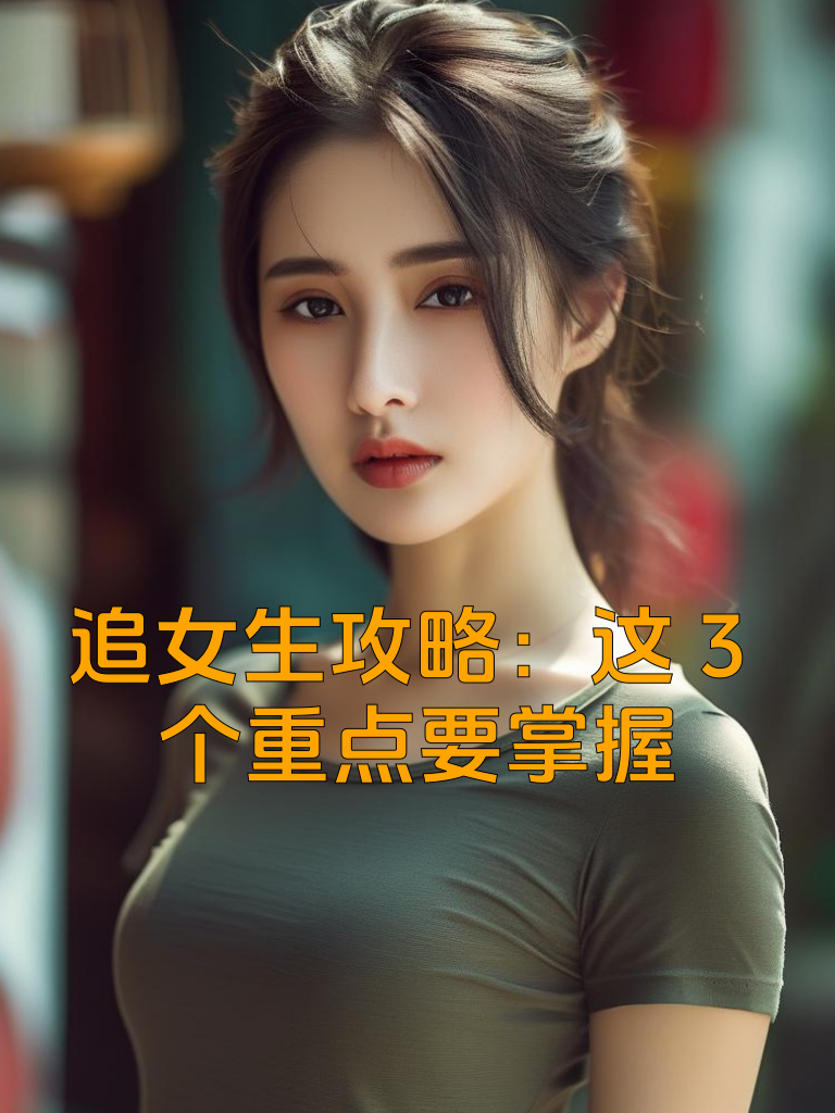 追女生攻略：这3个重点要掌握