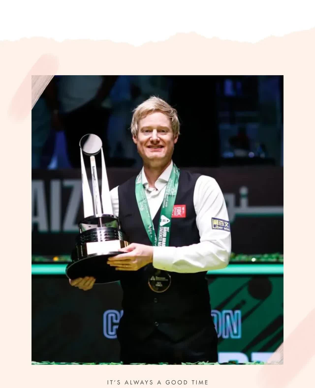 武汉公开赛含金量瞬间降低，
不是因为瑞恩戴退赛，
而是因为火箭奥沙利文退赛，