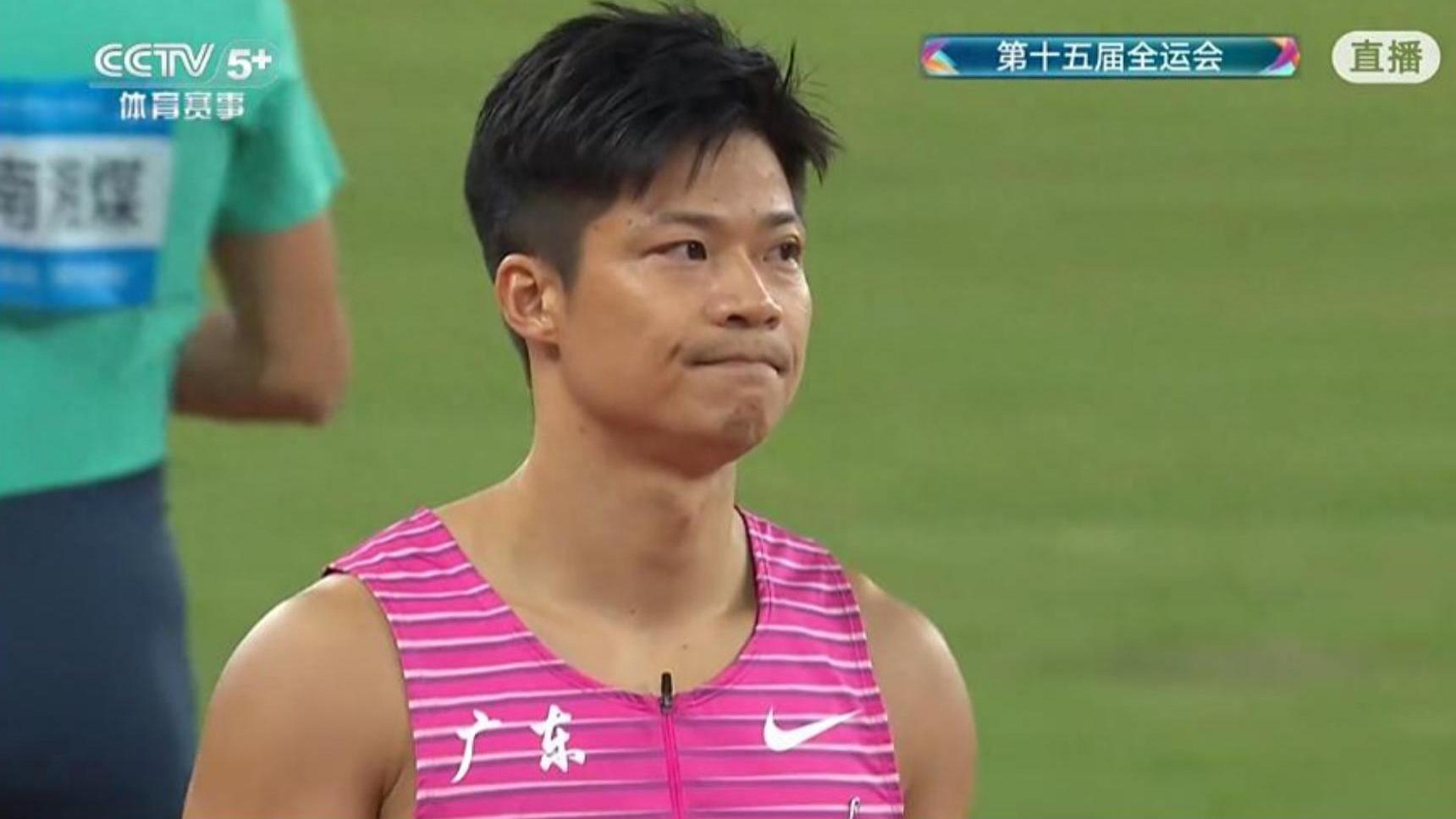 全运会男子4×100米接力决赛，苏炳添生涯谢幕，获第四名无缘奖牌