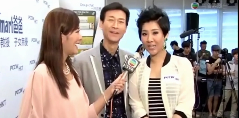 郑少秋与肥肥的女儿赞爸爸没有人穿古装比爸爸帅，任何场合都维护父亲，没有说爸爸一个