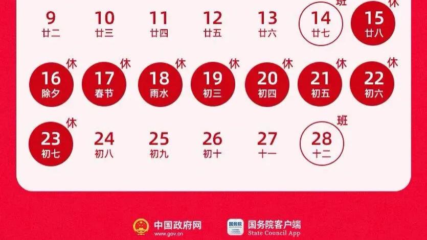 2026年春节放假共9天：团圆需求、消费拉动与春运错峰三重考量主导政策安排