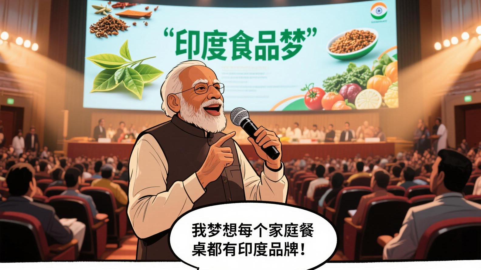 莫迪梦想全球餐桌摆满印度食品，重口味真能征服世界吗？