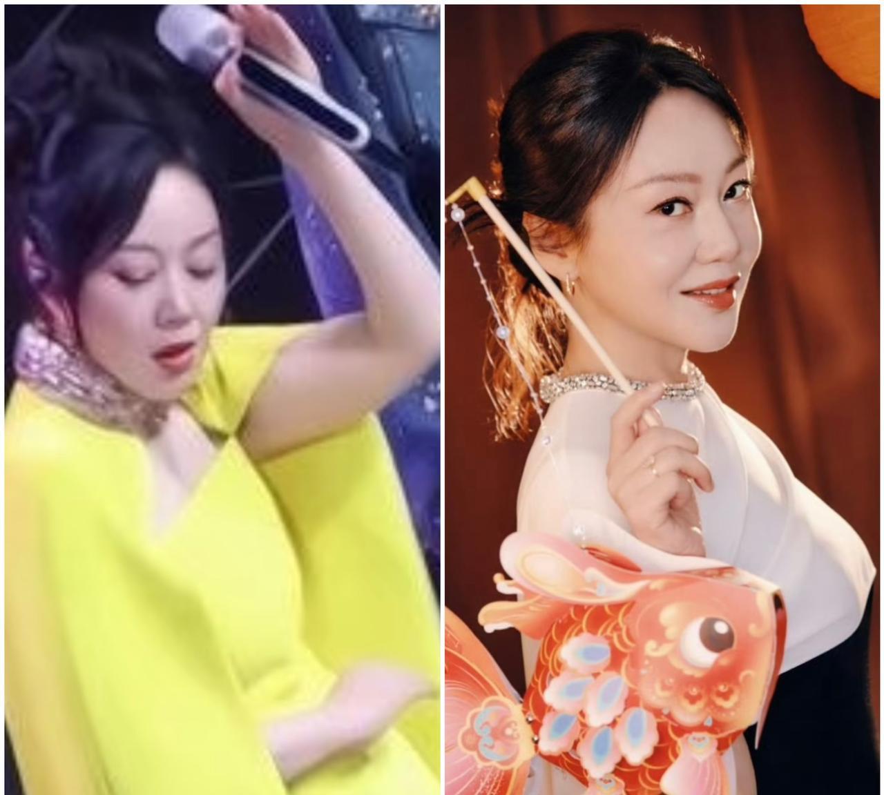 我问我妈
为什么闫妮中秋晚会像换了个人？
你没发现吗？上回大湾区她穿亮片裙随歌舞