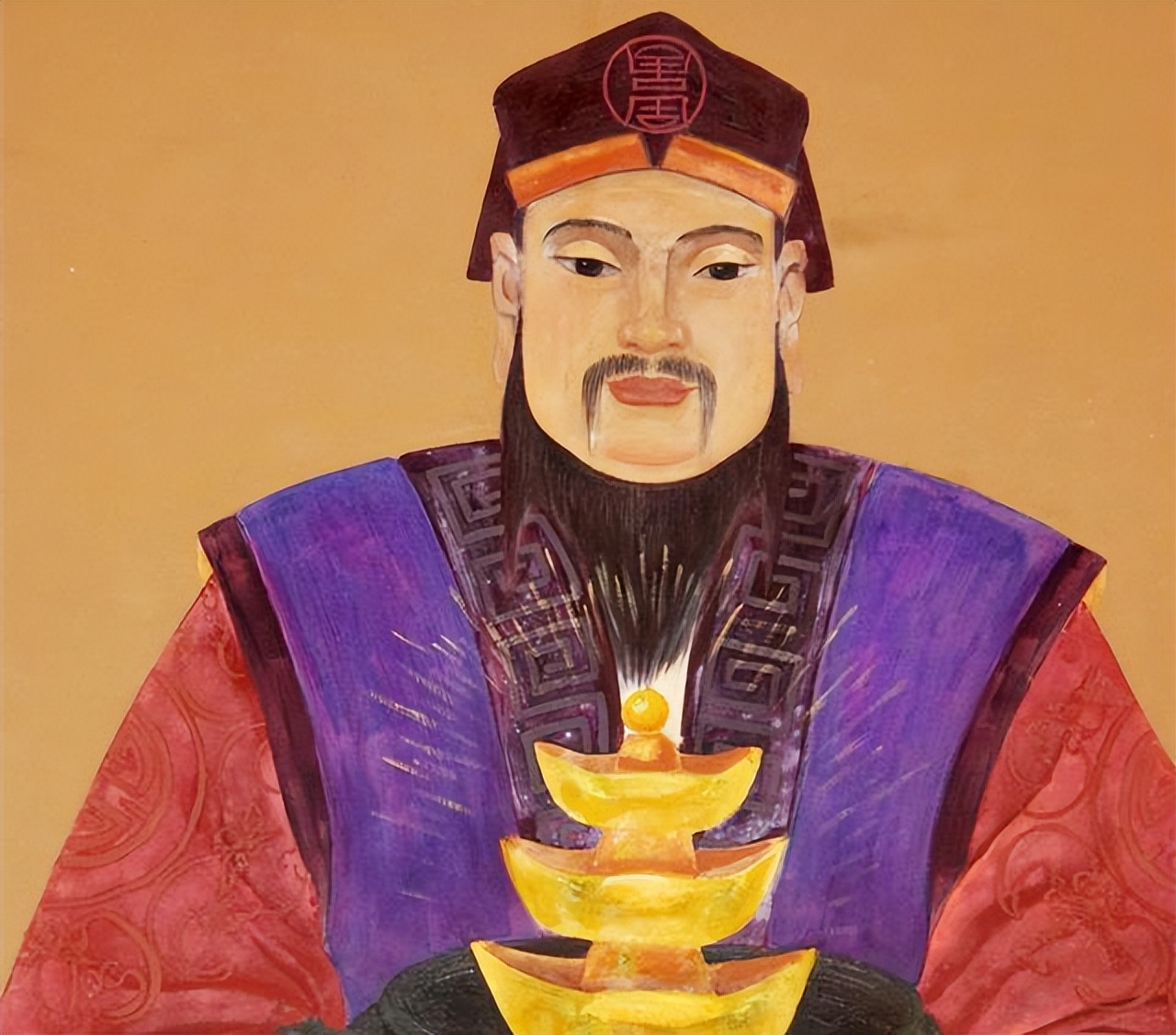 一次，朱元璋应邀去首富沈万三家吃饭，朱元璋故意指着菜盘里的猪蹄问:“万三呐，这是