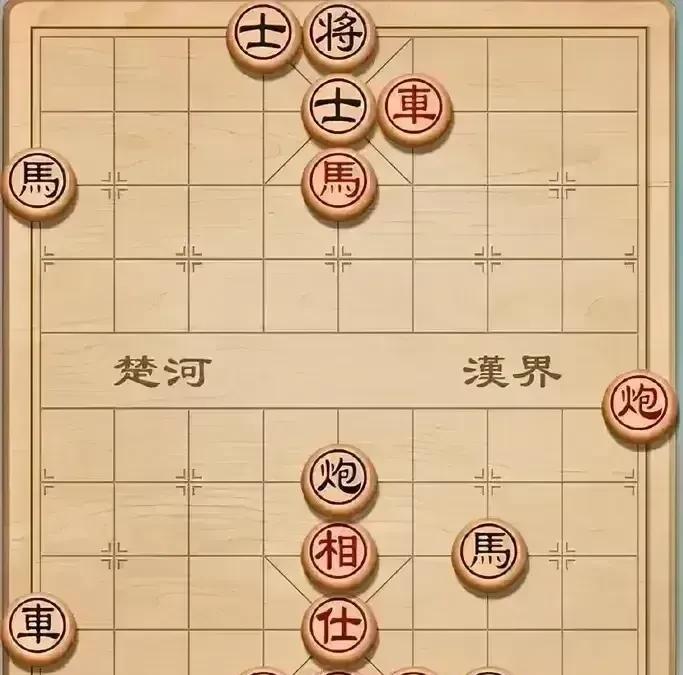 只有6步杀，却难住了千万人，好多人说解不开，还有人说摆错了。
如图，黑棋炮镇中路