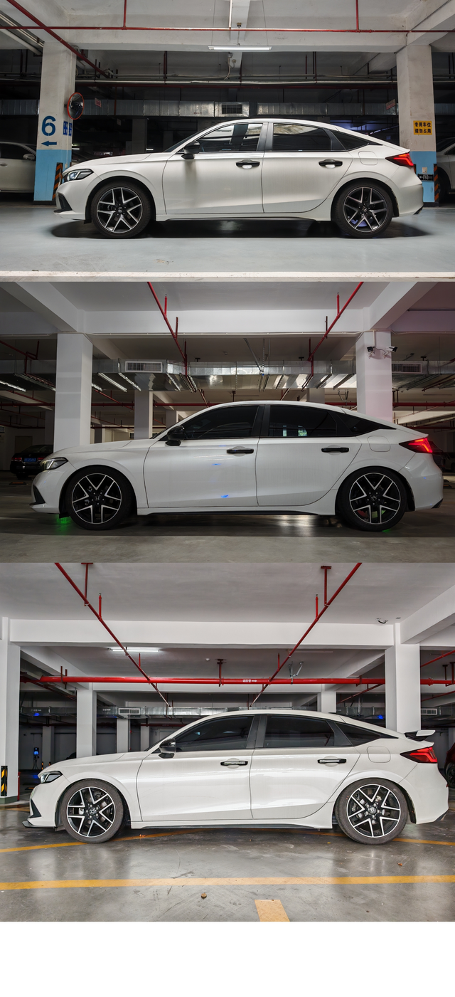 不断进化思域FL1
11代FL1两厢手动挡，一点点在收拾，一点点在改进。从外观件