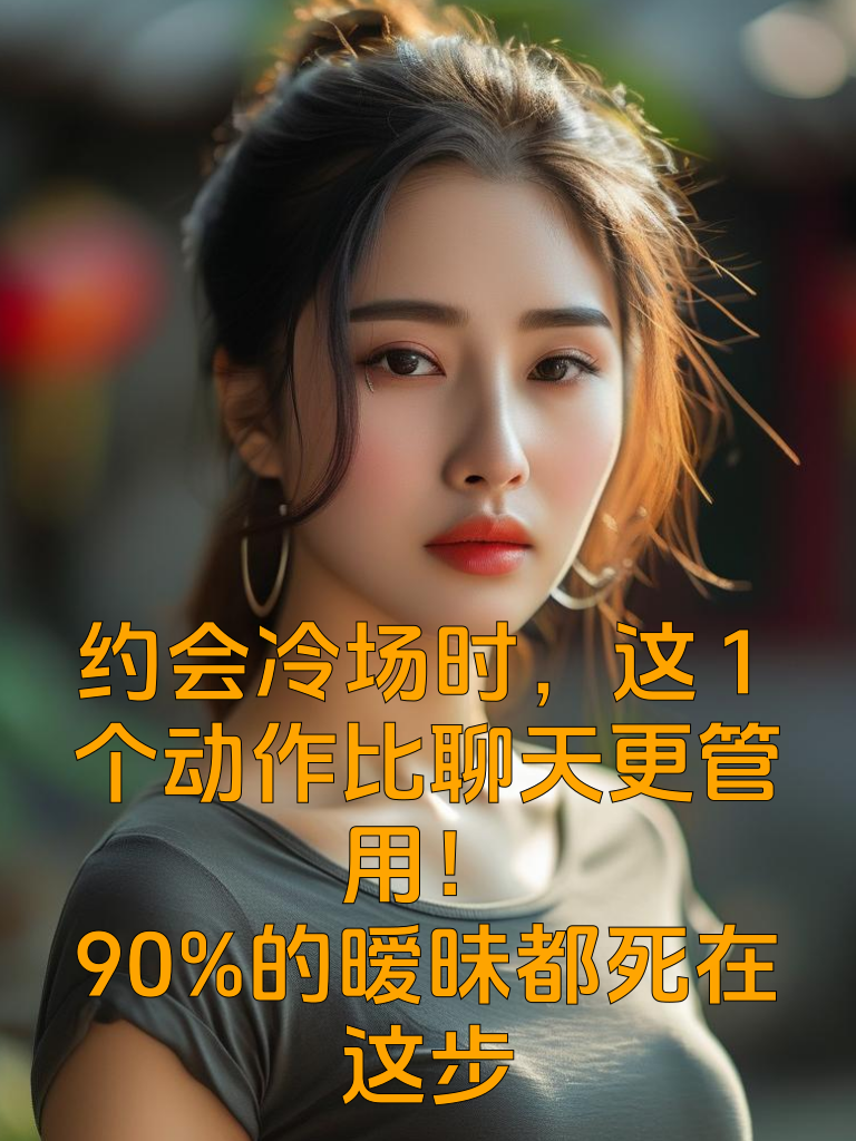 约会冷场时，这1个动作比聊天更管用！90%的暧昧都死在这步