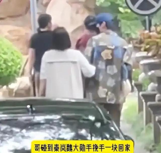 秦岚魏大勋与宋佳夫妇聚会！离开时魏大勋帮女友提包，男友力爆表