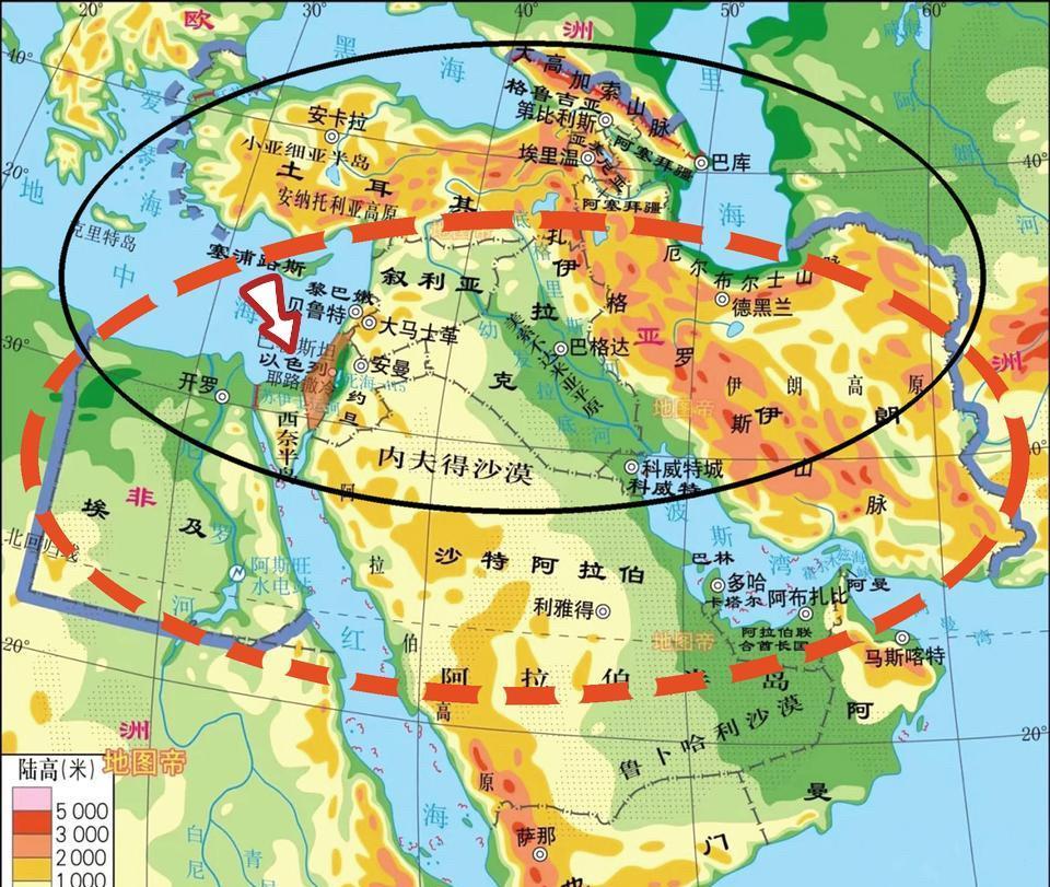 在中东，以色列就像一只黄鼠狼[发怒][发怒]
国土面积和人口，都少的可怜
却在中