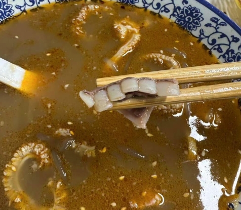 我就喝一个羊肉汤差点给碗丢了
