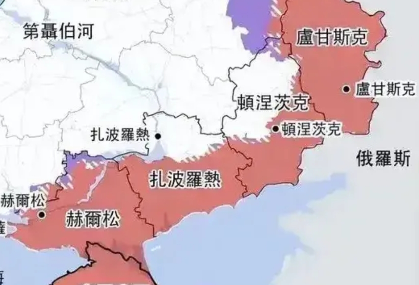俄总统普京亲口表示自2022年4月24日特别军事行动至今实际已经控制的乌克兰领土