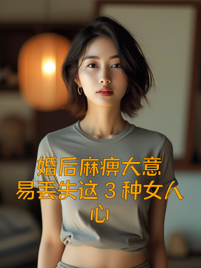 婚后麻痹大意，易丢失这3种女人心