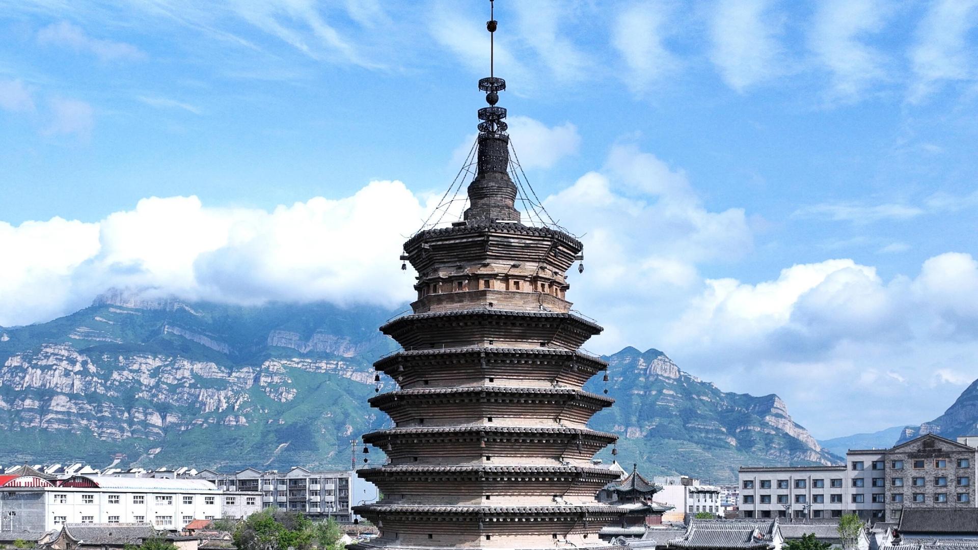 山西浑源圆觉寺旅游攻略：登临金代铁凤塔刹，解码“古建活字典”里的辽金风华