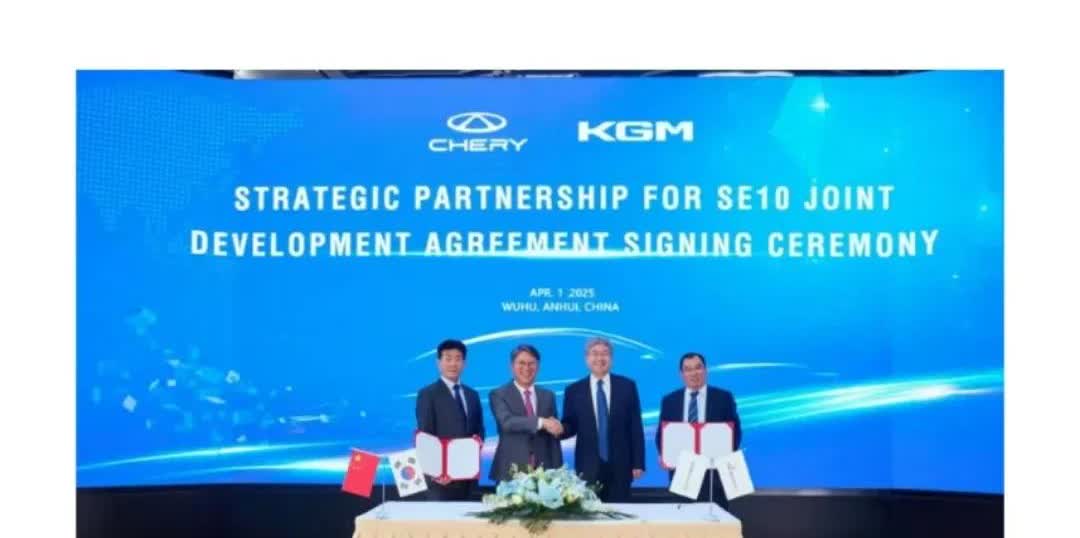 奇瑞又要输出技术了
这回是韩国公司
一个叫KGM的韩国汽车公司
将使用奇瑞