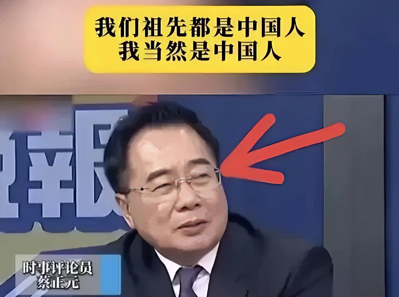 那个被台当局戴上电子脚镣的台名嘴蔡正元，简直太厉害了！他是博士毕业，高中时还是个