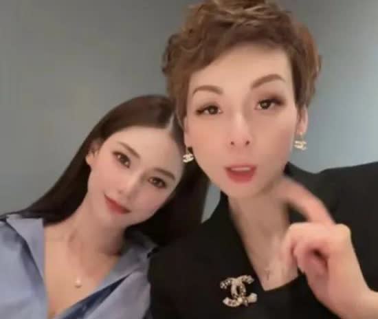 麻六记广州店再次开业
马筱梅作为汪太太
没见站在开业典礼的台上
她像个人造