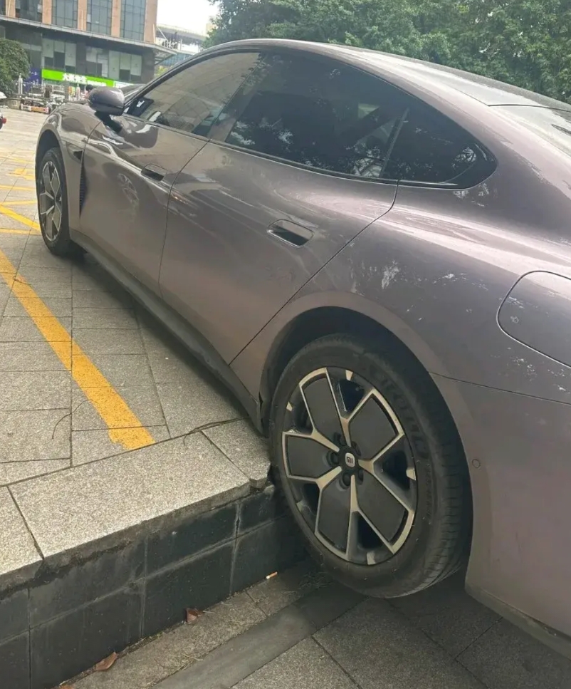 小米酥7车主发文吐槽:使用自动泊车，给开到台阶下面去了，电池检测中，有报废的风险