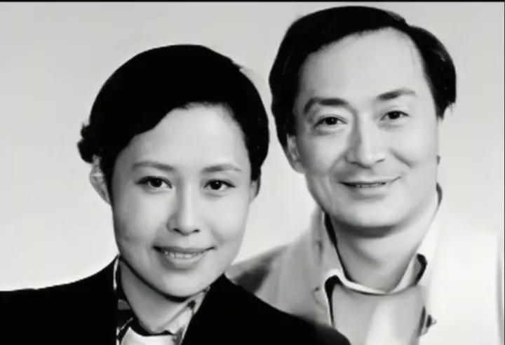 80年代，斯琴高娃和第三任丈夫陈亮声的一张罕见的合影，虽然因工作聚少离多但一直恩