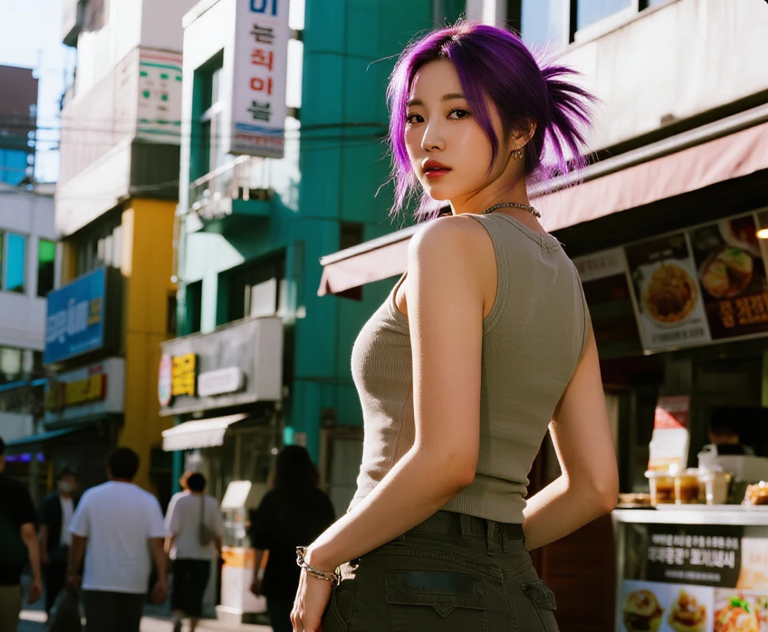 韩国美食风情画：小姐姐们的首尔街拍故事