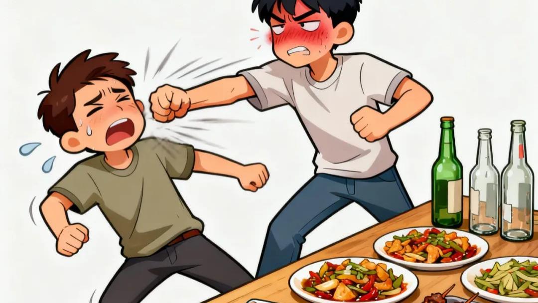 仁怀：一男子“耍酒疯”，用皮带抽打宵夜店老板......