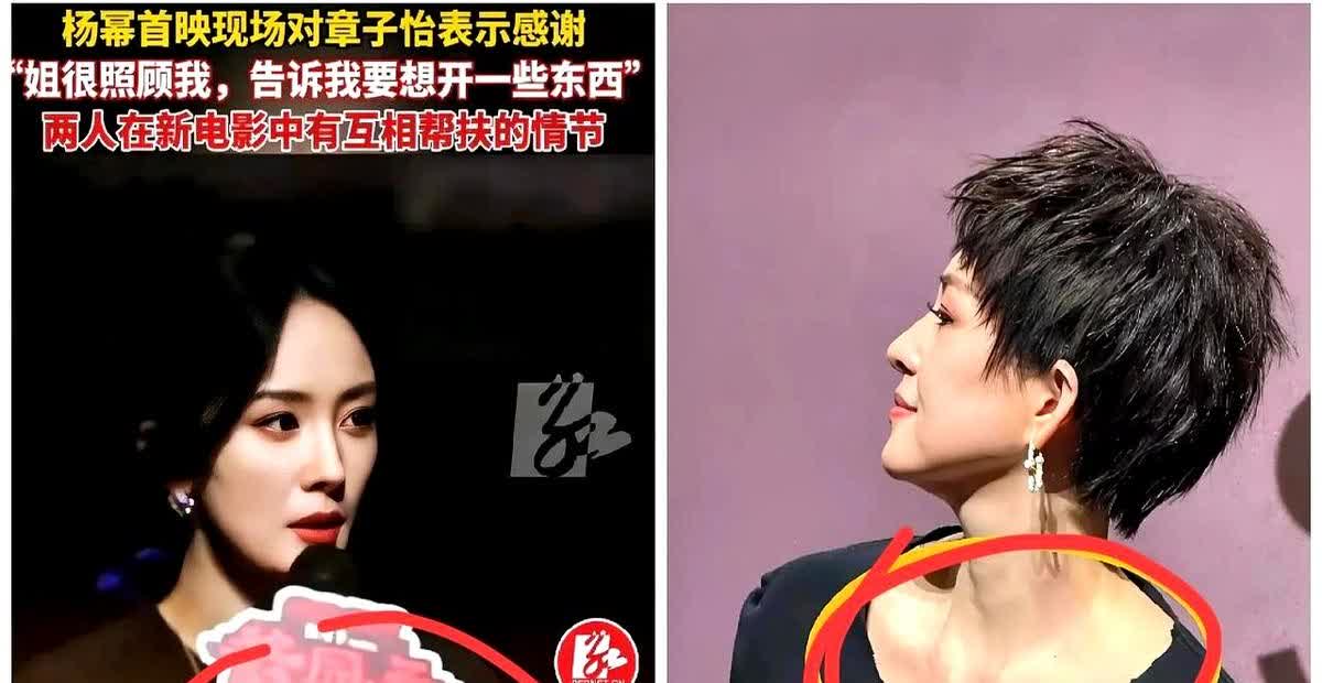 万万没想到，打脸来的这么快，杨幂刚说完，“子怡姐在私底下比较照顾我”。

结