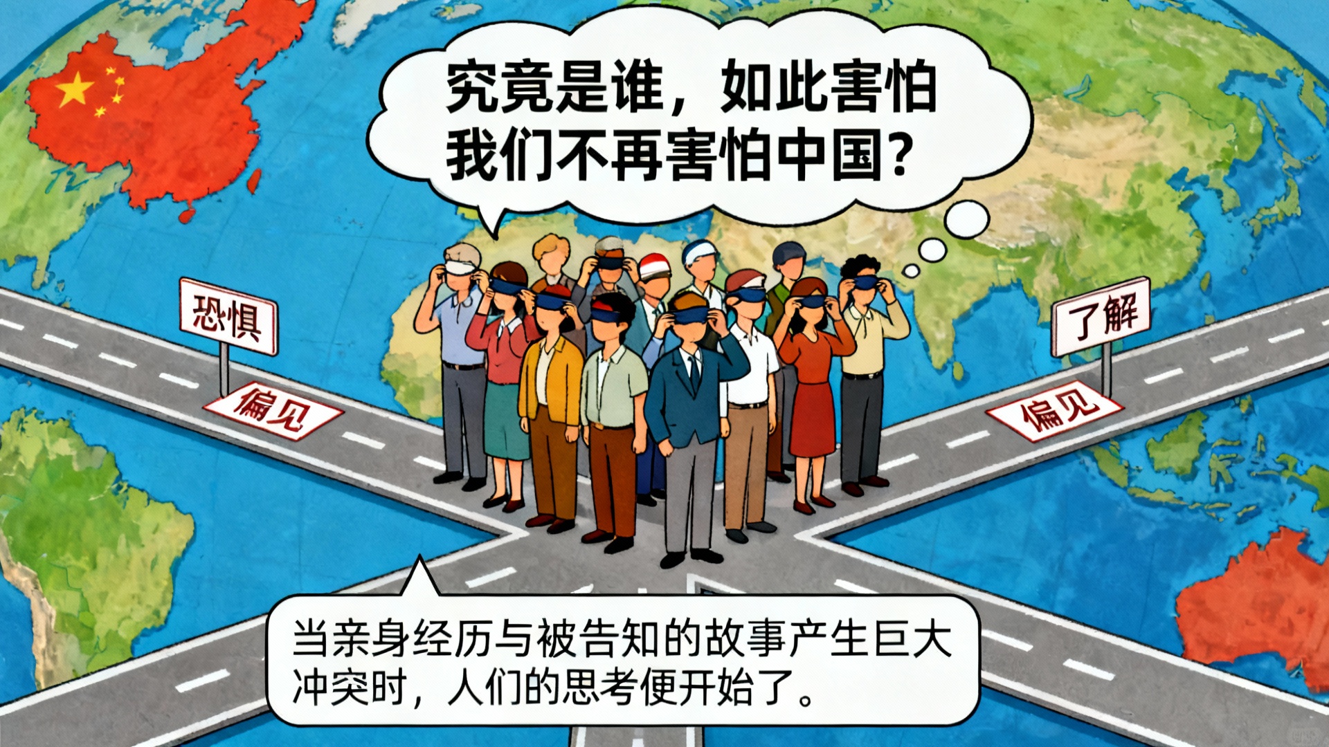美国网友疑惑：谁能给我解释一下，我们到底为什么要害怕中国？俄罗斯网友：看来越来越多的人开始觉醒了。