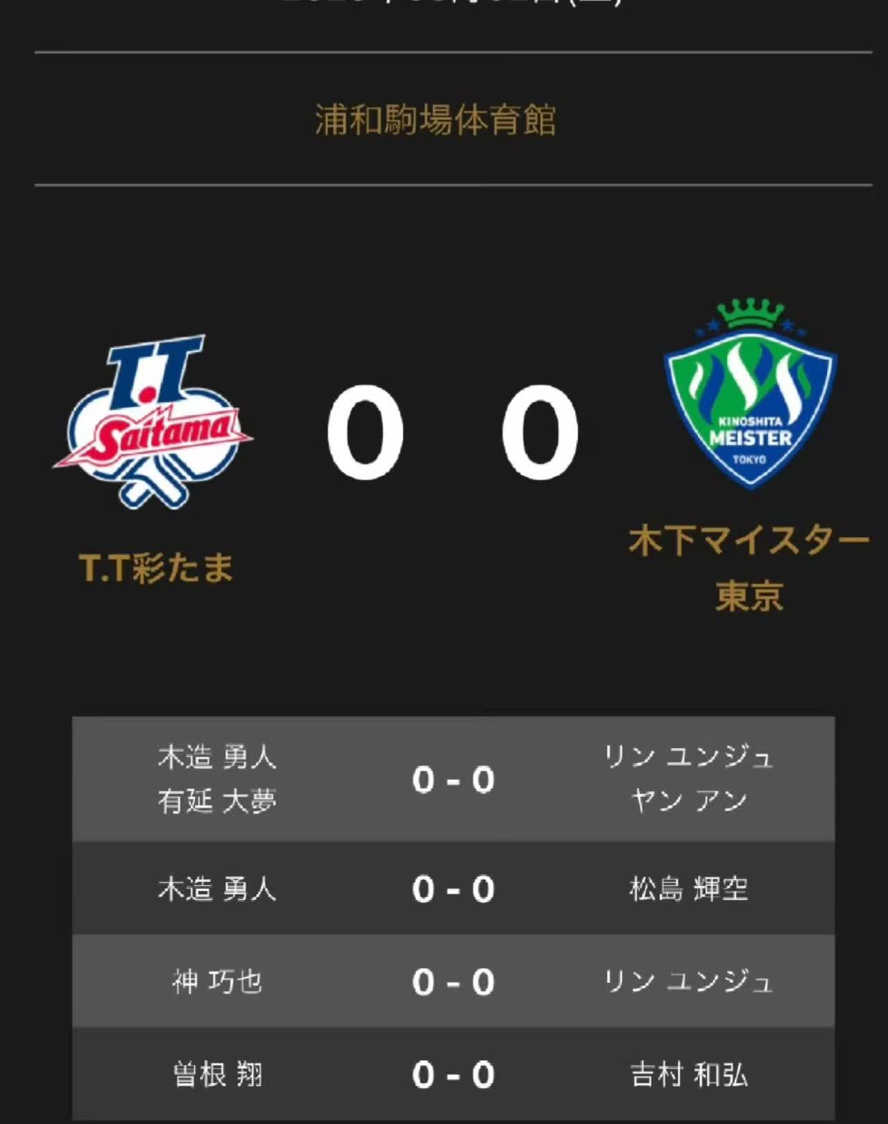 日T联赛——闫安/林昀儒双打
8月2日，日T联赛开赛啦，
闫安，松岛辉空，林