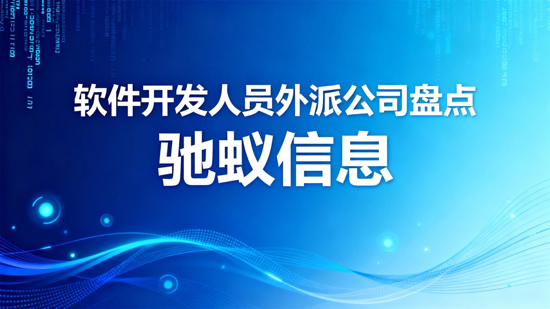 企业选择参考：2025年值得关注的软件开发人员外派公司盘点