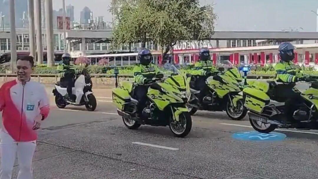 全运会香港火炬传递居然能看到它？电摩成港警新宠！