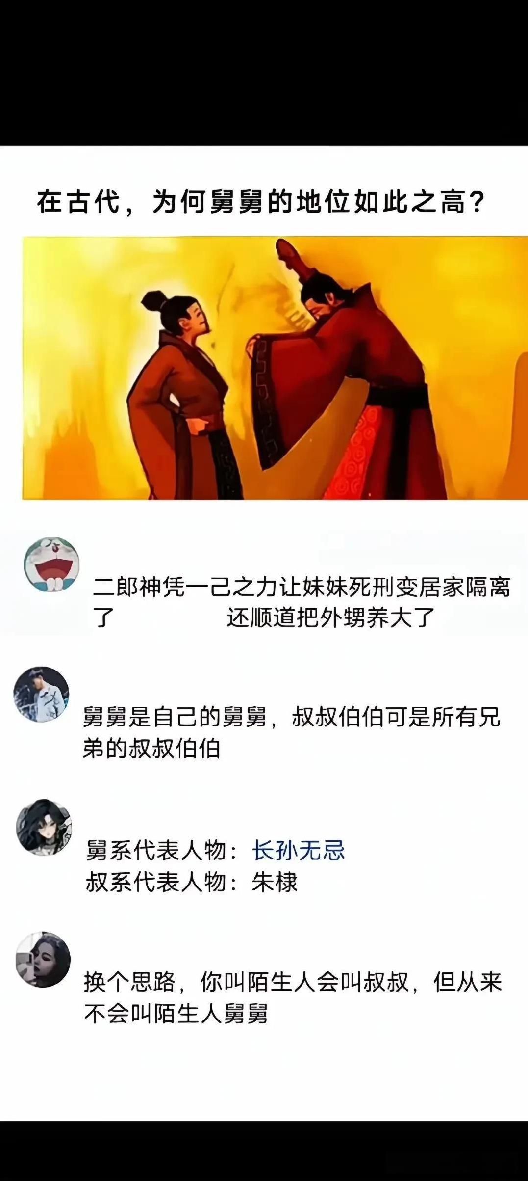 娘亲舅大[灵光一闪]