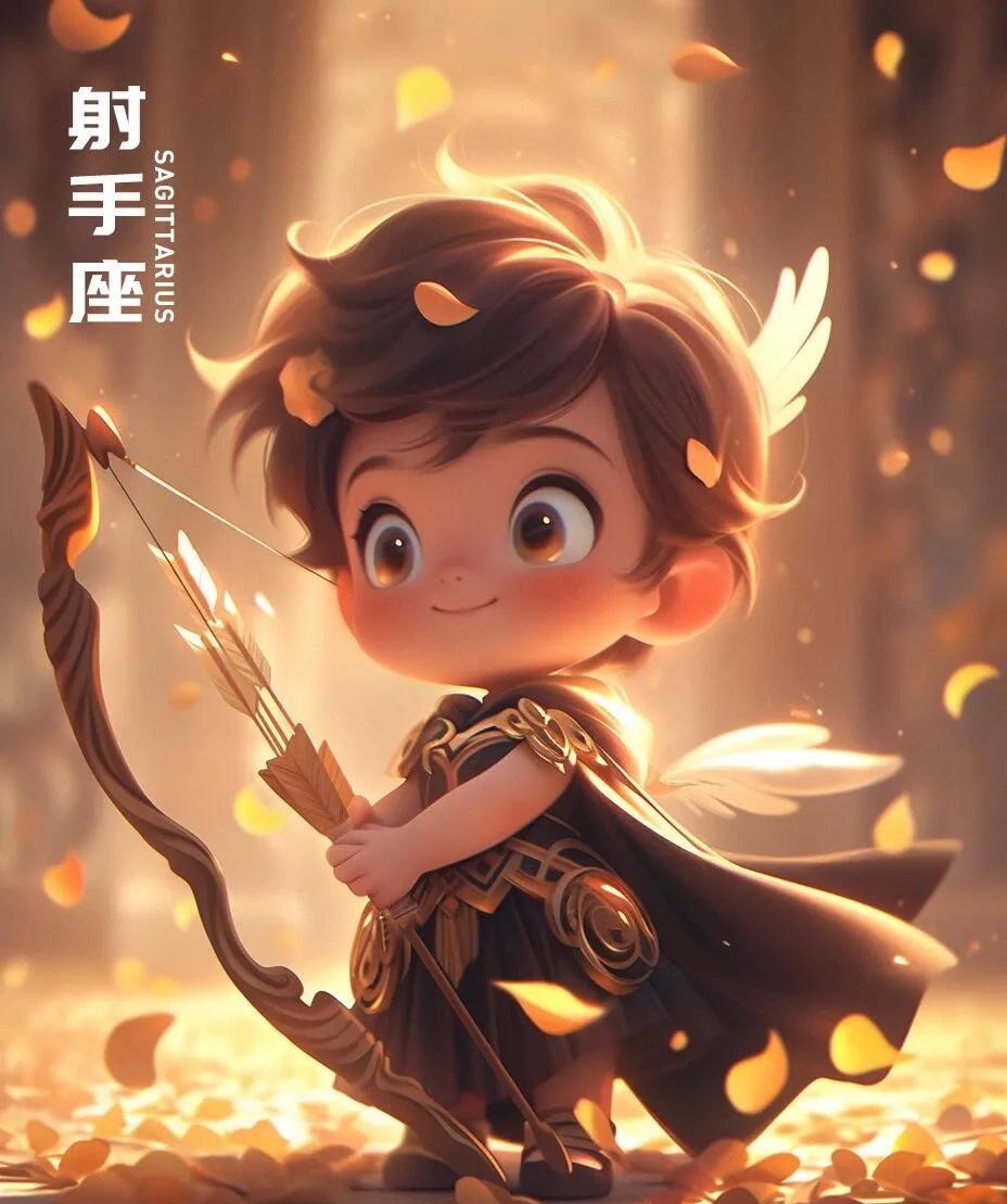 射手座
射手座人啊，今天是你儿女的幸运日，不管多累都要替孩子接住，从此以后孩子常