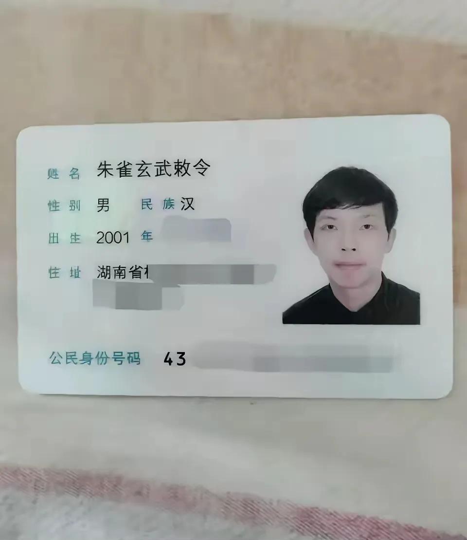 哗众取宠的人，不可惯着他…
这家伙，原名朱云飞，正常的名字，今年改名字为朱雀玄武