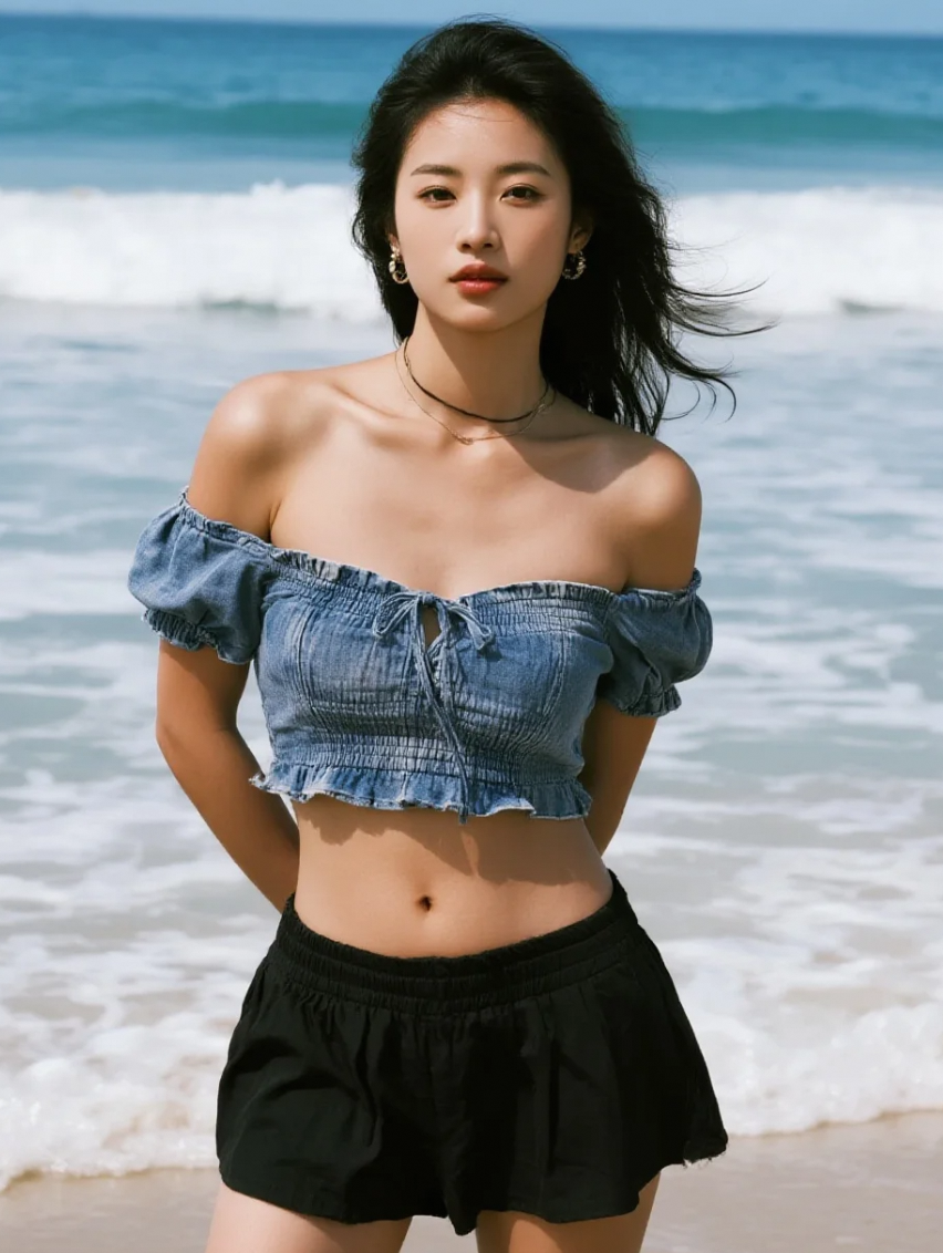 夏日限定色卡：天蓝/沙金/云白/浪花银