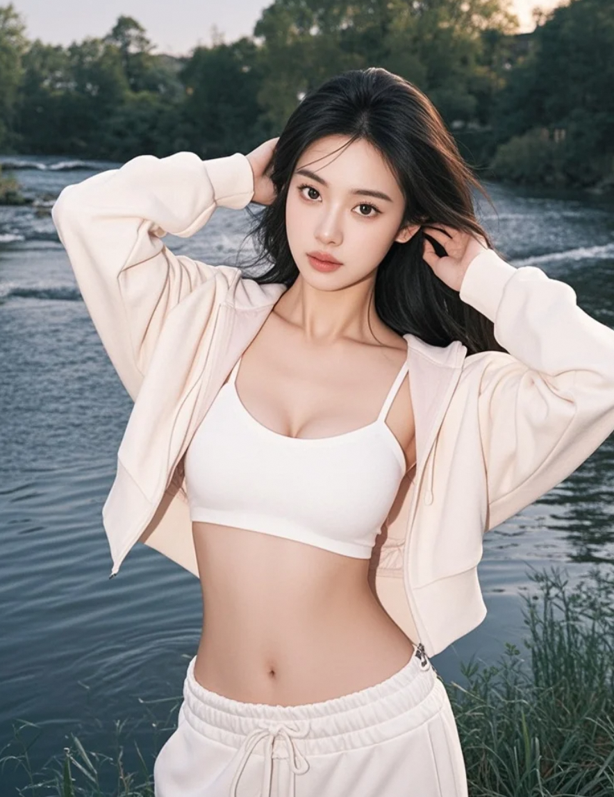 甜系女孩日常美照，清新自然美得毫无压力