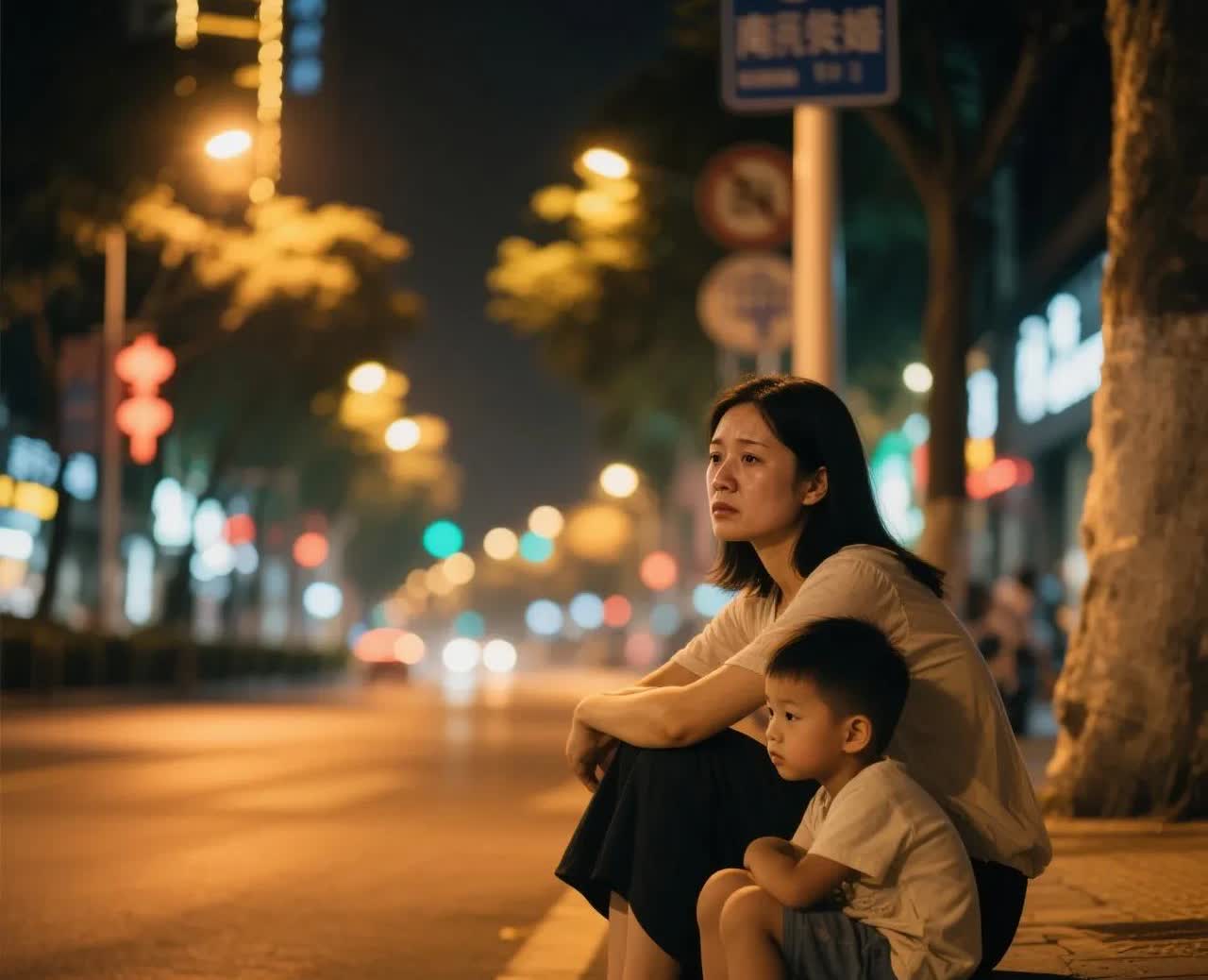 2025年，在南宁的街头发生了一件令人气愤的事。一位原配带着孩子买菜回来，竟偶然