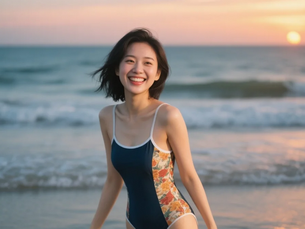 海风轻轻吹起裙角，你听见心动的声音了吗？