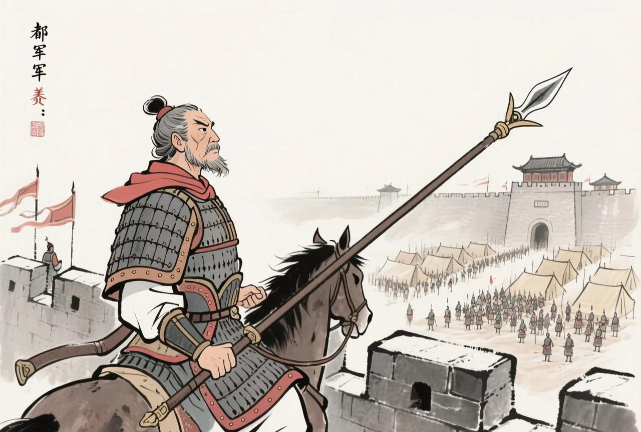 咸淳十年，元兵势如破竹。南宋扬州城下，都统制姜才，年近五旬，鬓角已染风霜，一双虎