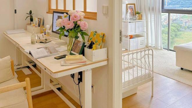 浙江女主的43㎡小家：一室改三室，儿童房、书房一应俱全，超厉害