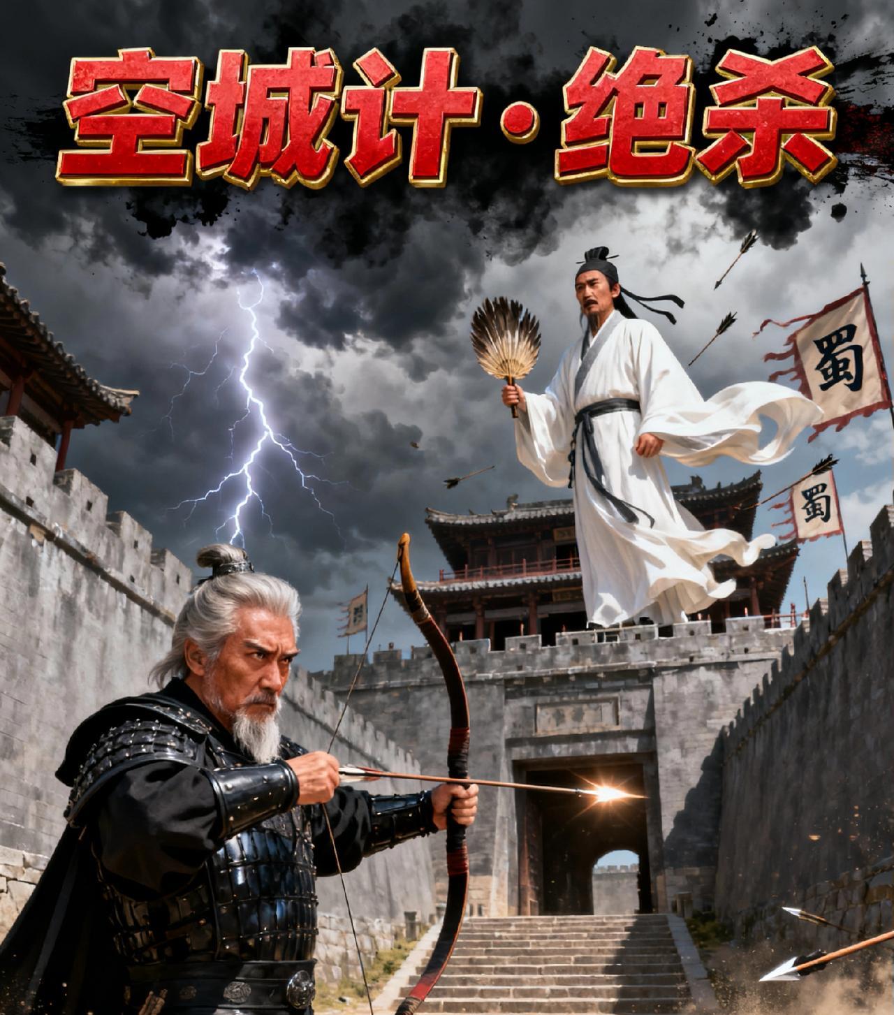 若司马懿射杀空城计诸葛亮：蜀汉撑不过三年？他的结局才叫惨！
“羽扇轻摇，琴音绕城