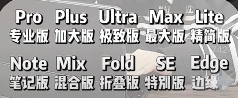 我问先生，手机plus是什么意思？先生说plus就是加大版。pro是专业版。
U